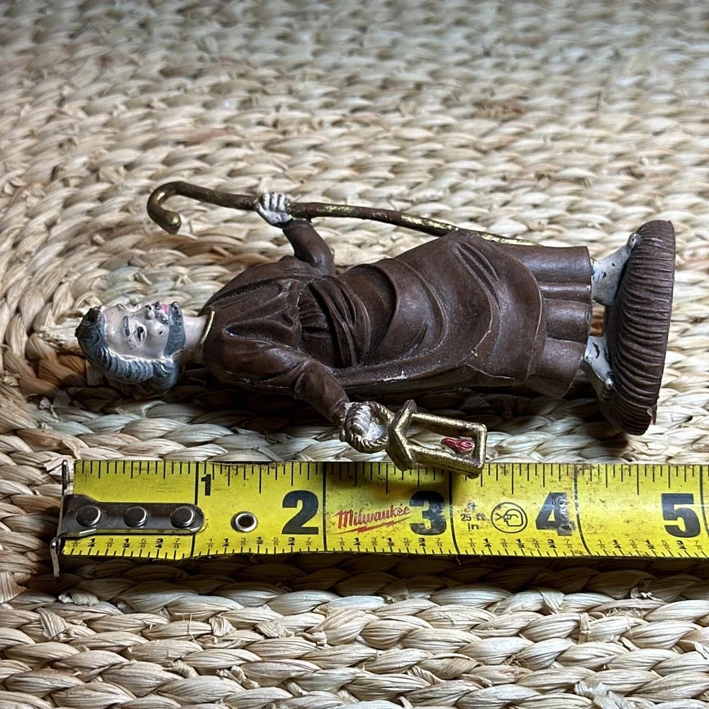 Vintage Shepherd Lantern Musician Nativity Figures Christmas Italy‎ Nativity